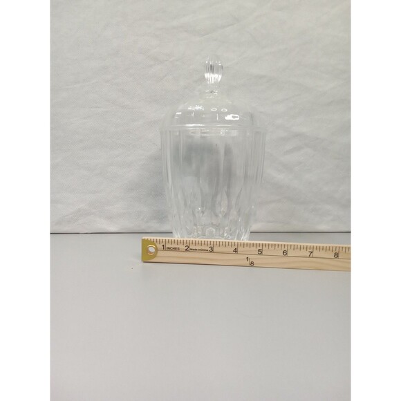 Cristal d'Arques Crystal Compote Dish‎ With Lid Vintage - Picture 7 of 7